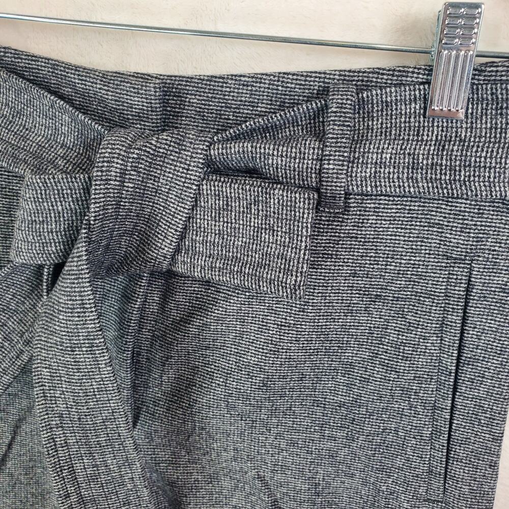 Aritzia Wilfred Jallade Grey Cashmere Wool Blend Tweed Pants 10 High Rise Ankle - Picture 10 of 14